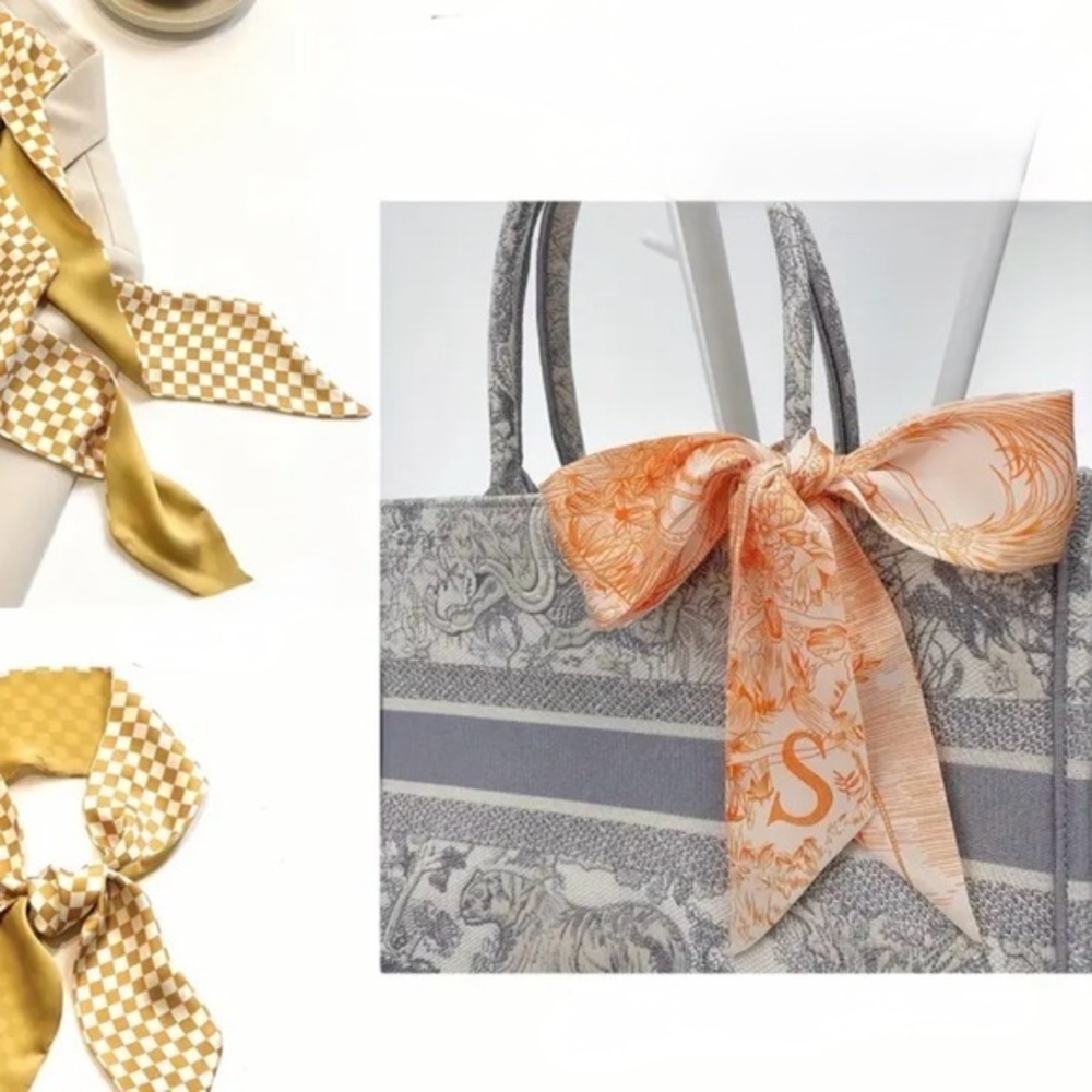 Designer Bag Twilly | Bag Scarf Bag Twillies | Bag Bandeaus | Bag Scarves Twilly